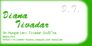 diana tivadar business card